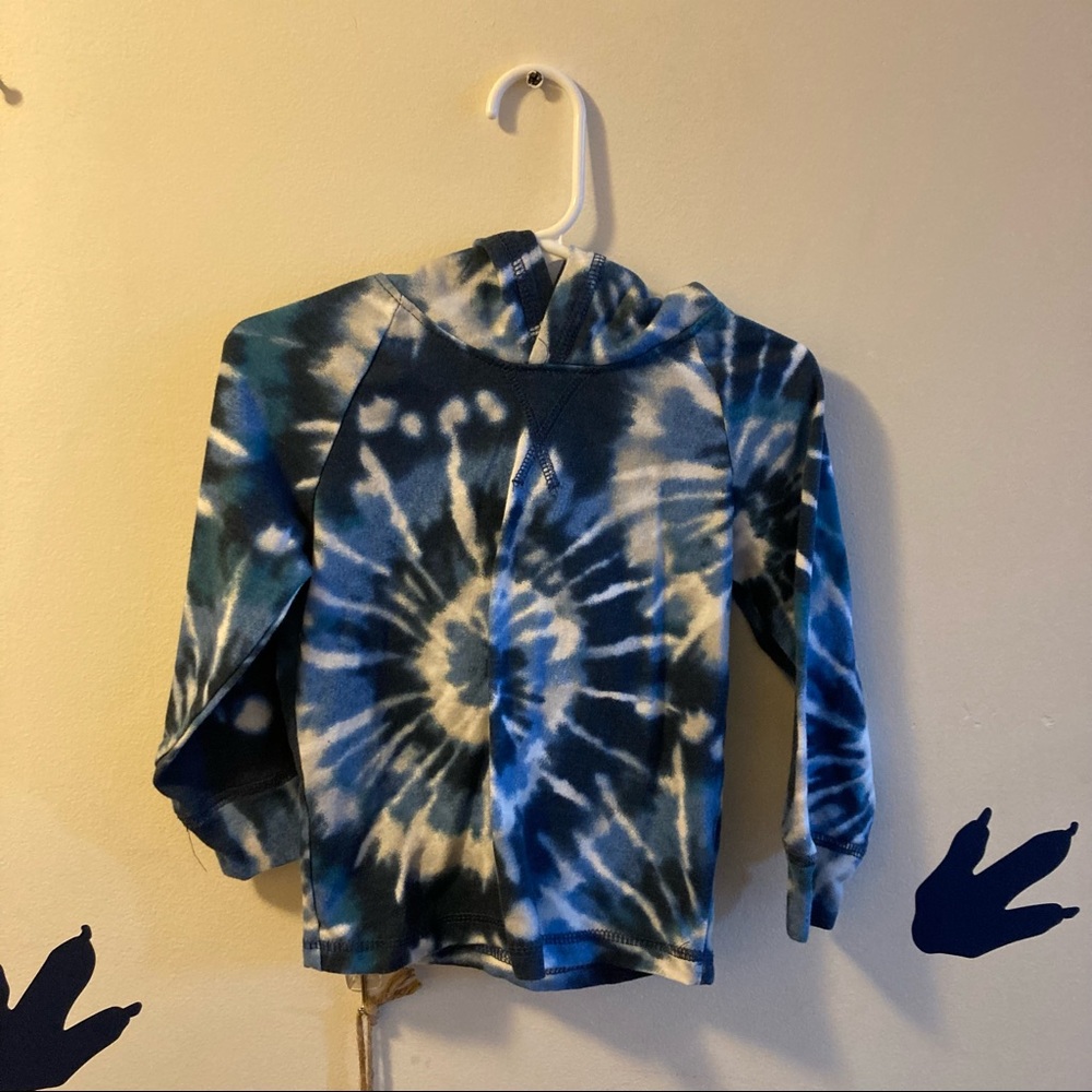 Garanimals Toddler Boy Blue Tie-dye Hoodie Size 2T